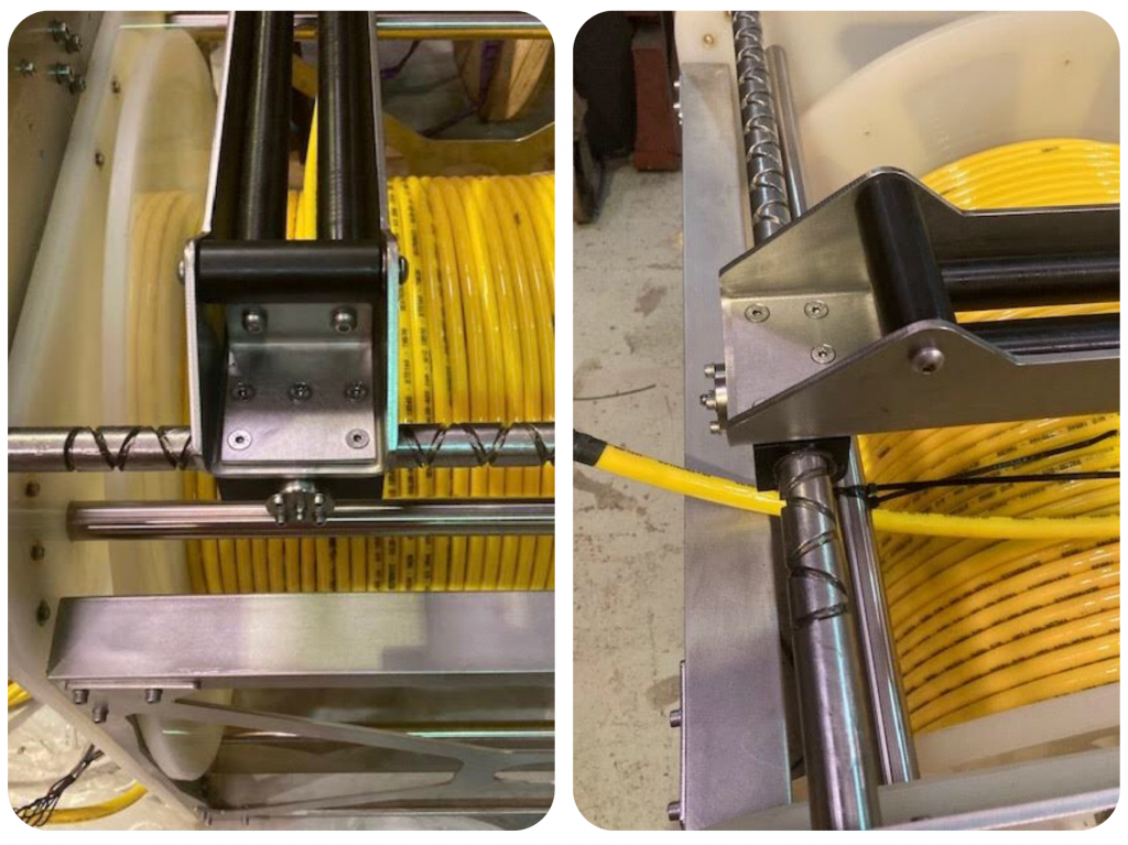 winch spooling carriage